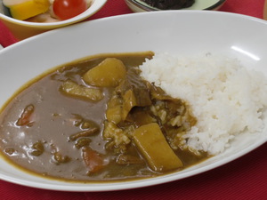 １月５日カレーライス.JPG