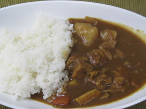 2月11日カレーライス.JPG