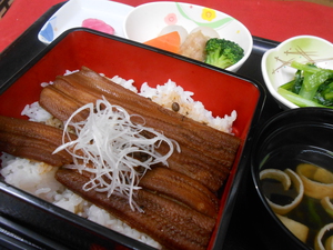 1月3日穴子山椒煮丼.JPG