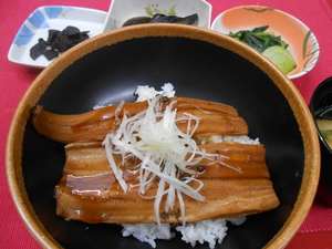 ２月１１日穴子山椒煮丼.JPG