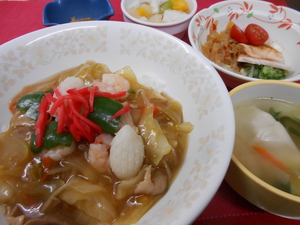 4月17日中華丼.JPG