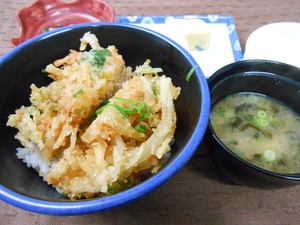 12月6日かき揚げ丼.JPG