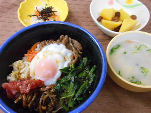 5月21日ビビンバ丼.JPG