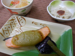 5月24日サーモンの木の芽味噌焼き.JPG