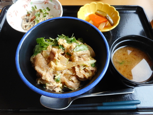 9月16日　国産鶏の親子丼.JPG