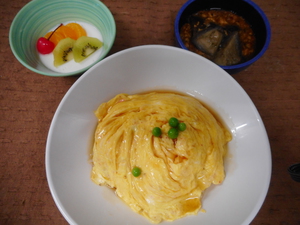 11月20日　かに玉丼.JPG