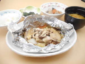 1月20日　美味鶏のホイル包み焼き.JPG