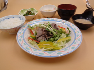 4月28日　牛肉のしゃぶしゃぶサラダ仕立て.JPG