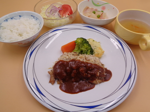 5月6日　鶏肉マスタード焼き.JPG