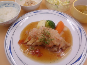 ６月３日　美味鶏のステーキプロバンス風.JPG