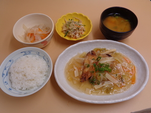 5月24日カレイのから揚げ野菜あんかけ.JPG