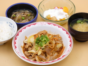 3月24日　春キャベツと豚肉の韓国風炒め.JPG