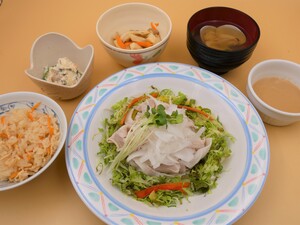 4月26日　豚の冷しゃぶ.JPG